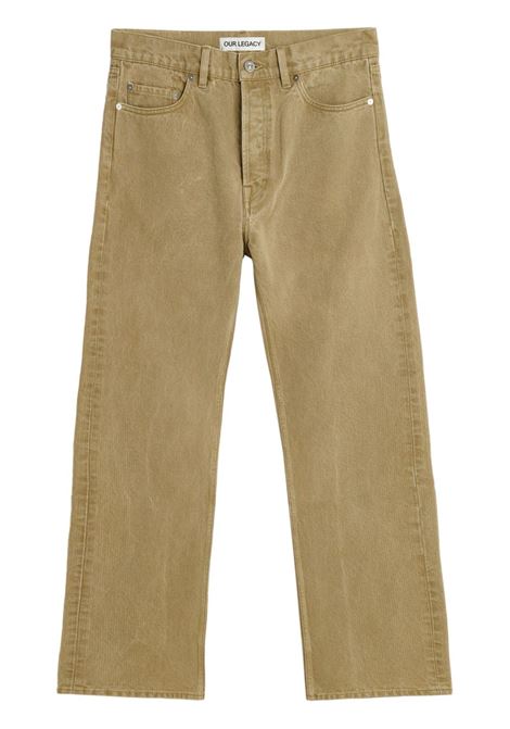 Jeans third cut in beige Our legacy - uomo